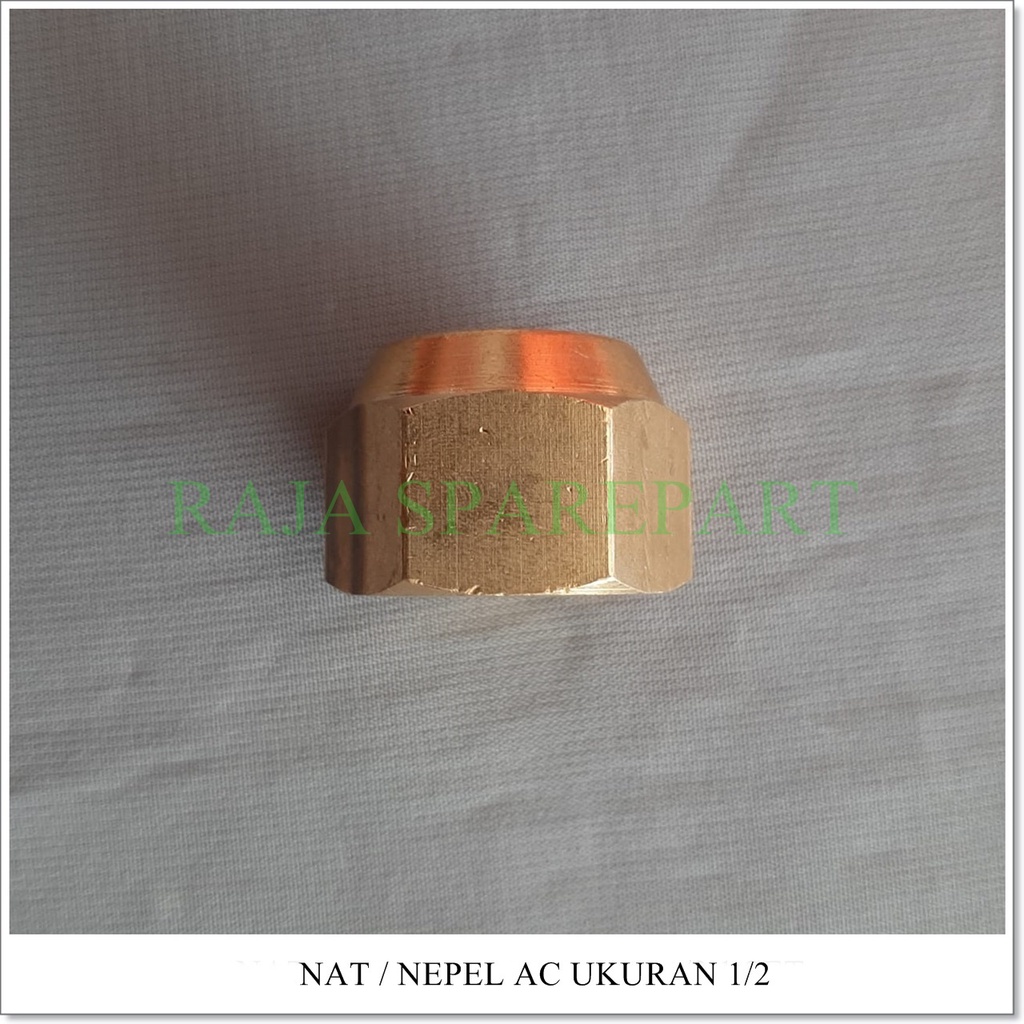 N1/2 NAT/NUT NEPEL/ NEPEL PIPA AC UKURAN 1/2&quot;