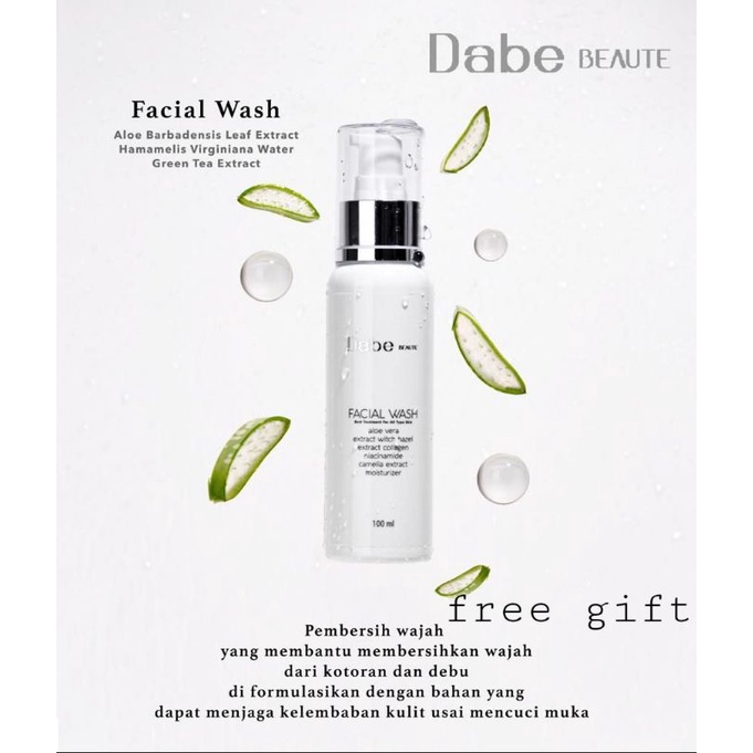 Dabe Beaute Skincare /Dabe Beaute Facial Wash/ sabun cuci muka dabe beaute