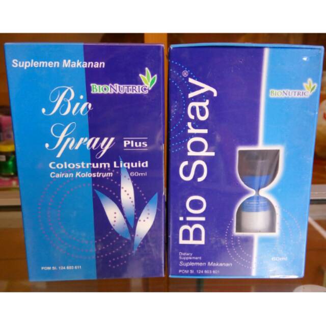 Bio Spray / Bio Spray Plus - SUPLEMEN ANTI PENUAAN DAN PENAMBAH HORMON PERTUMBUHAN (HGH) - 60 ML