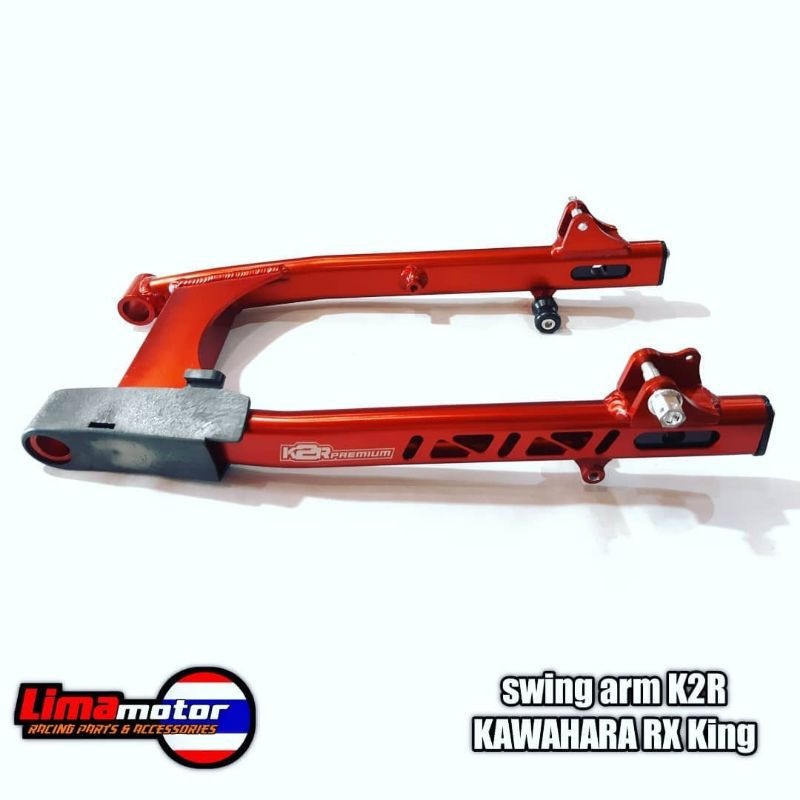 Swing arm K2R KAWAHARA RX King bonus bosh arm dan karet rantai