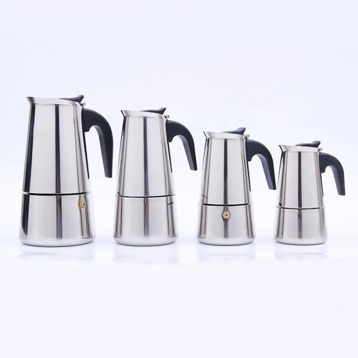 

Mocha Pot Moka Pot Teko Pembuat Kopi 300 ml 6 Cup