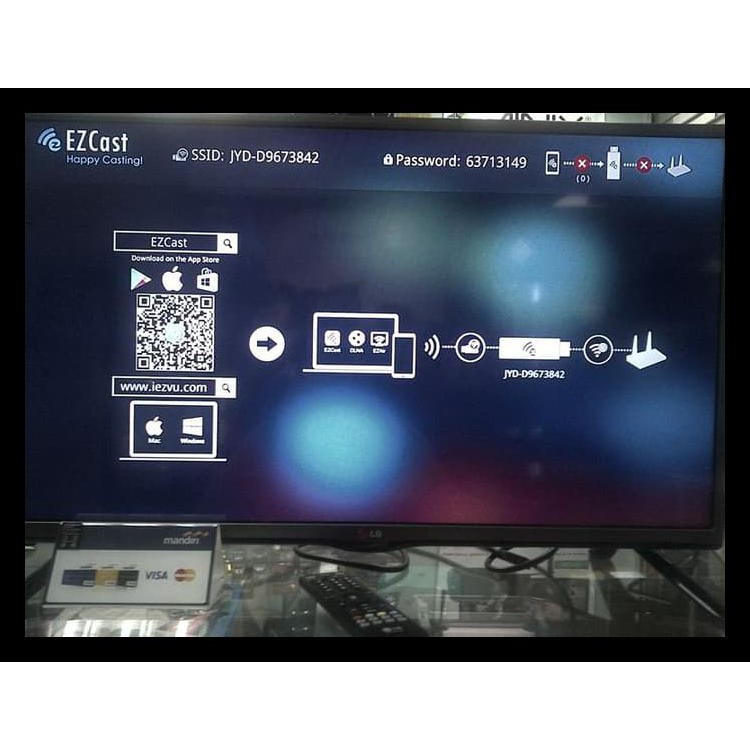 Promo Murah Ezcast M2 Dongle Original Wifi Hdmi Wireless Miracast Promo Murah