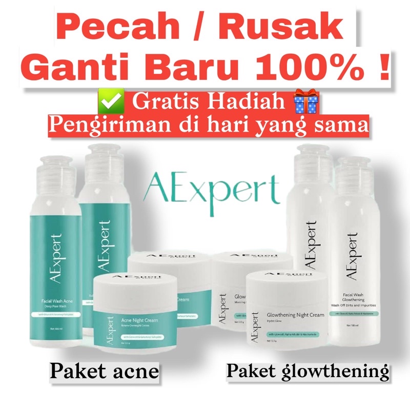 [GRATIS HADIAH] AExpert Skincare By Ashanty & Dr. Ekles | AExpert Skincare Paket Acne | AExpert Pake