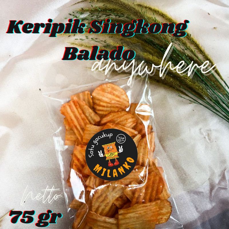 

[Milanko.id] Keripik Singkong Balado | Snack | Cemilan murah hehe