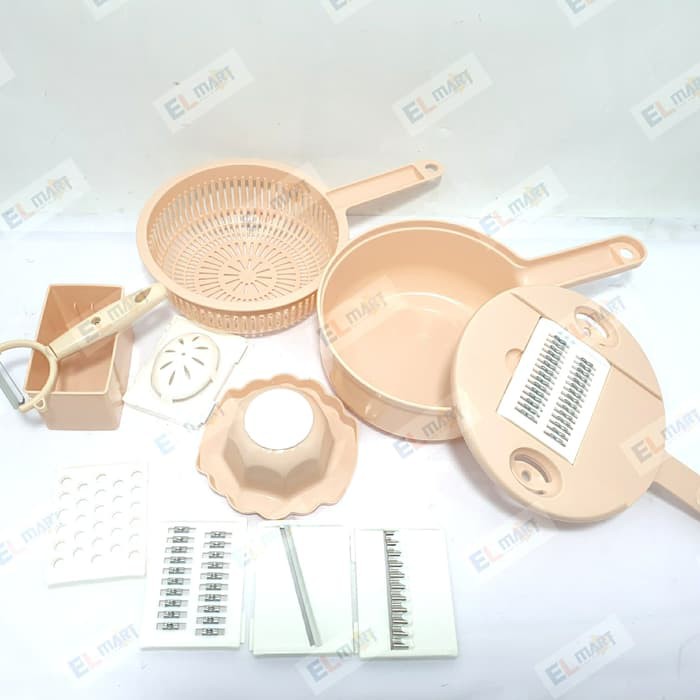 BOLde Supercut Oval 5in1 Parutan Serbaguna Peeler Slicer Pemotong