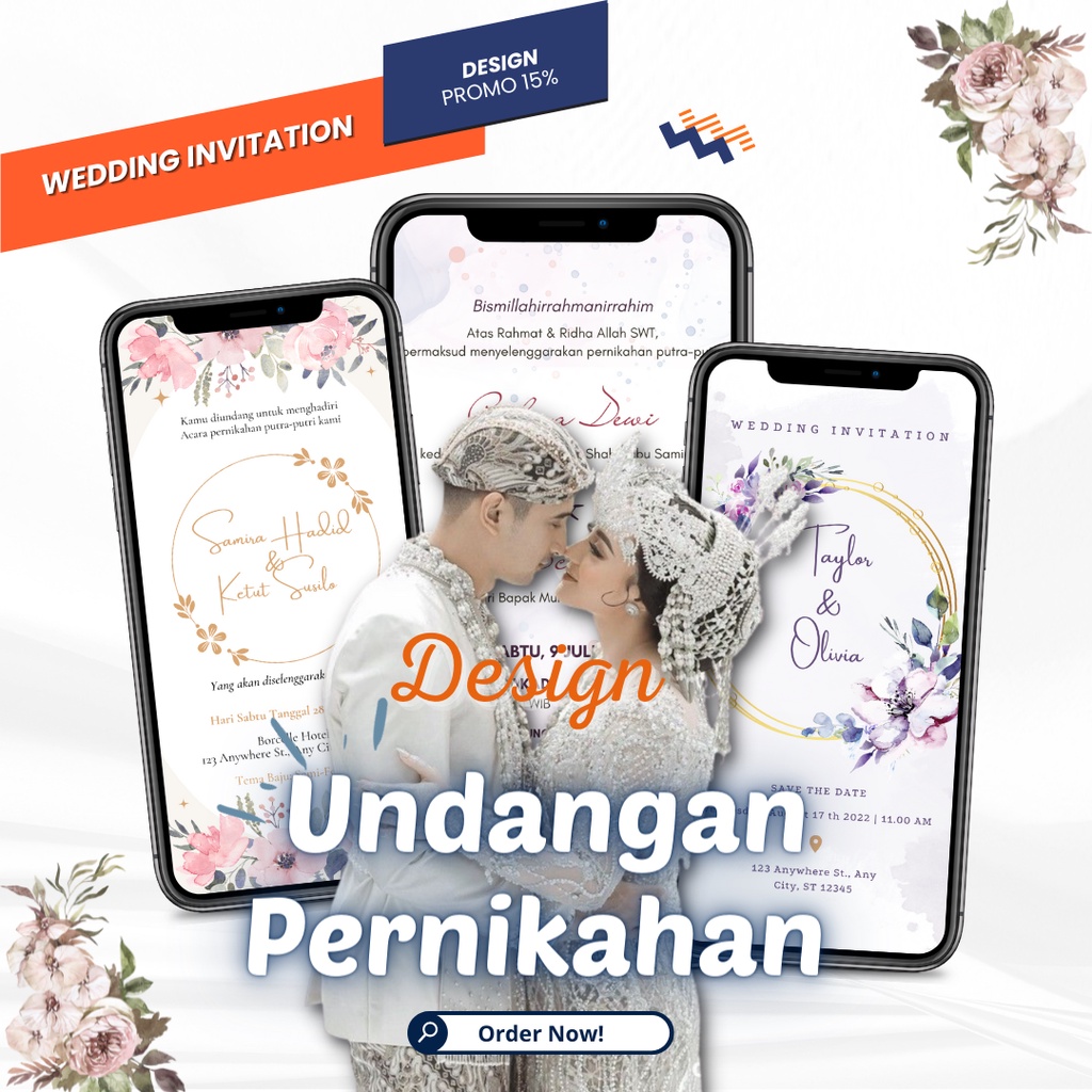 UNDANGAN PERNIKAHAN | JASA DESIGN UNDANGAN PERNIKAHAN | UNDANGAN DIGITAL