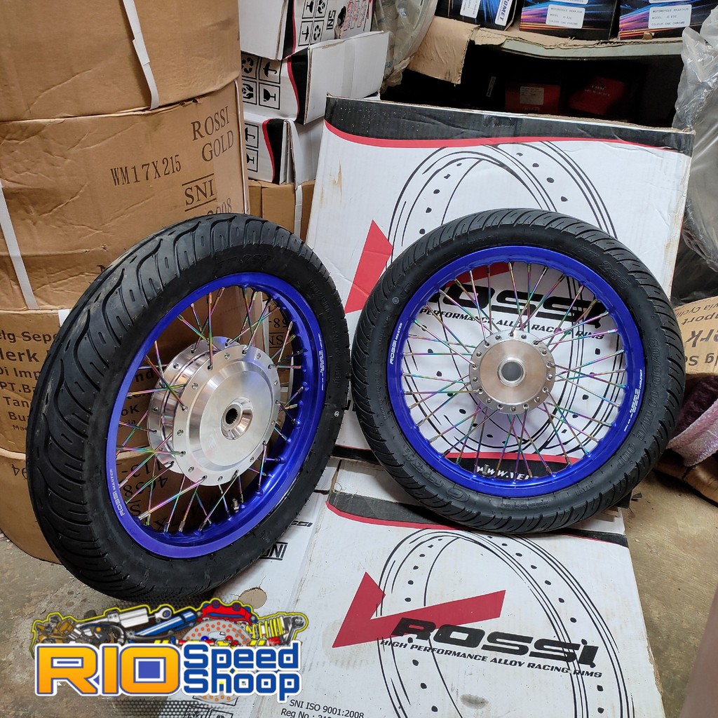 Velg Pelek Vario,Scoopy,Beat,Genio Ring14 JariJari Paketan Plus Ban