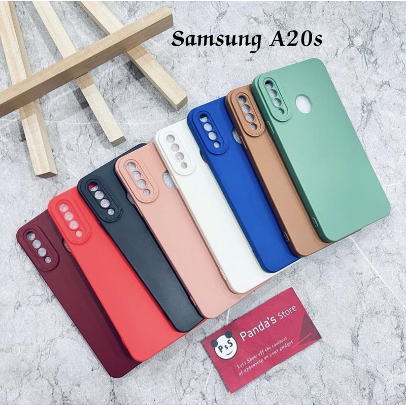 Softcase Pro Camera Samsung A20s Candy Case Full Color 3D Silikon TPU