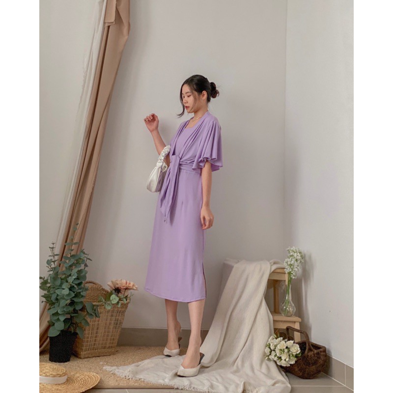 Akane Pastel Lounge Set Dress