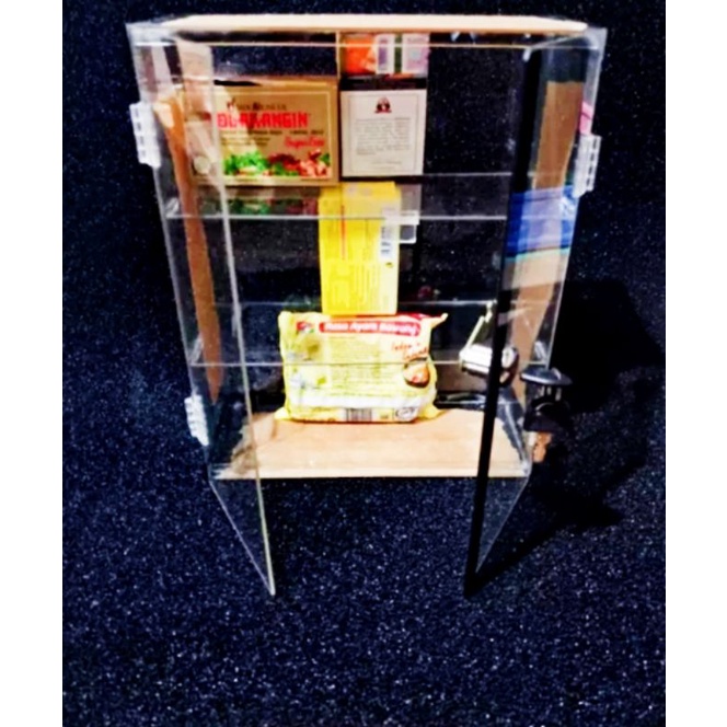 etalase rokok warung,pajangan jualan,tempat kosmetik