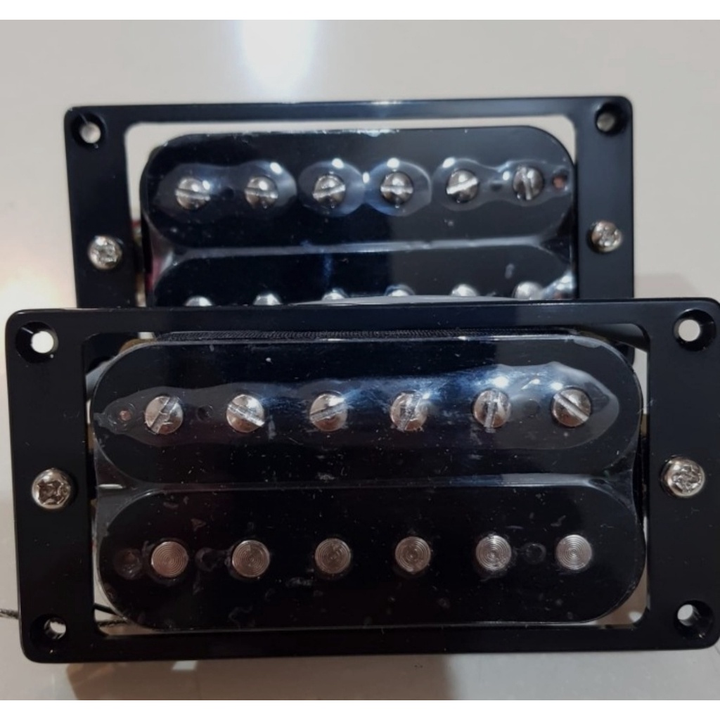 Pickup Gitar GnB Humbucker Dobel Elektrik Korea - Black