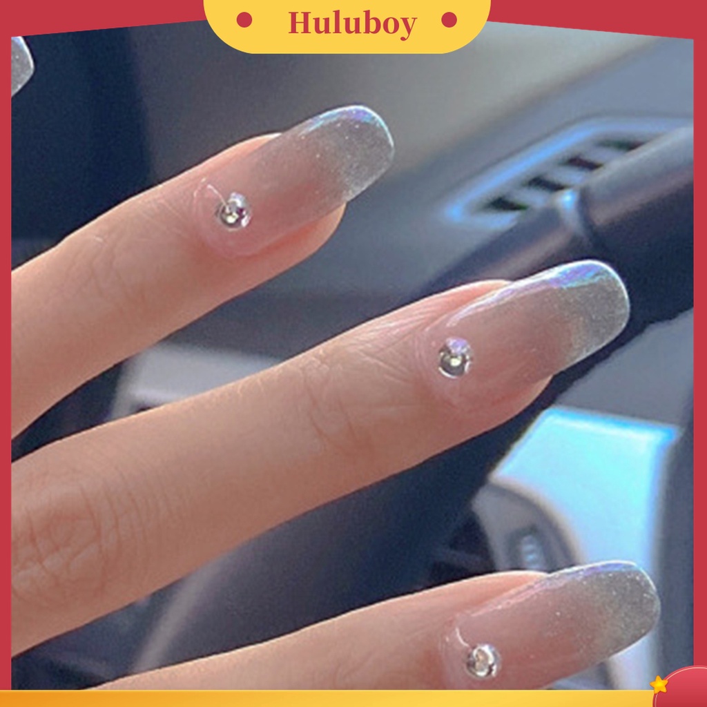 Huluboy Huluboy♡ 6 Grids / Box Berlian Imitasi Warna-Warni Gaya Jepang Untuk Dekorasi Nail Art 3D
