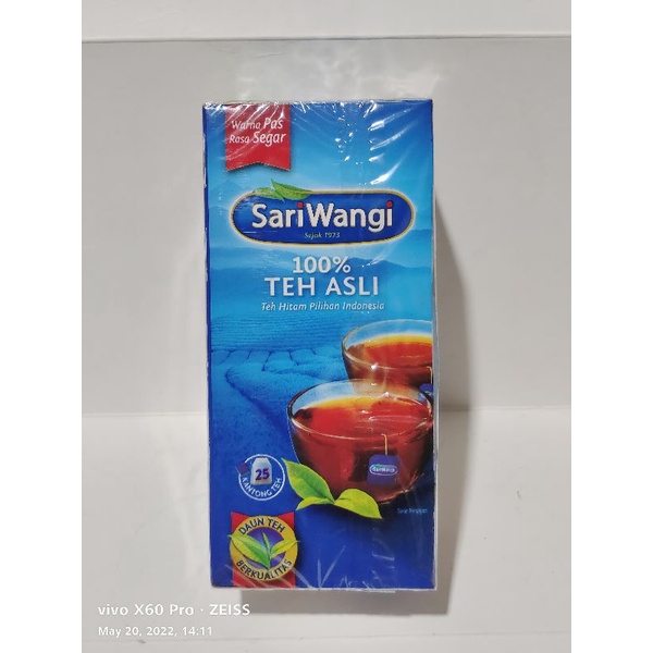 

Teh SARIWANGI (1 Kotak @ 25 kantong)