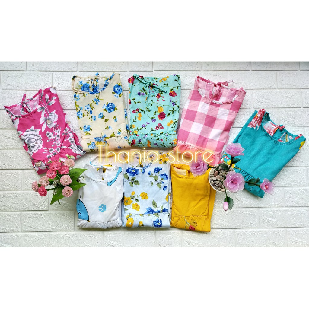 Ecer Setelan dress anak perempuan Tunik 1-10 tahun