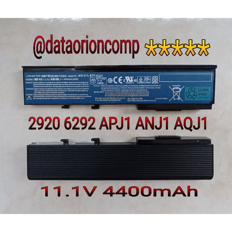 BATTERY BATERAI ACER Aspire 2920, 3240, 3280, 3640, 3670, 5540, 5550, 5560. Extensa 3100, 4620, 4630