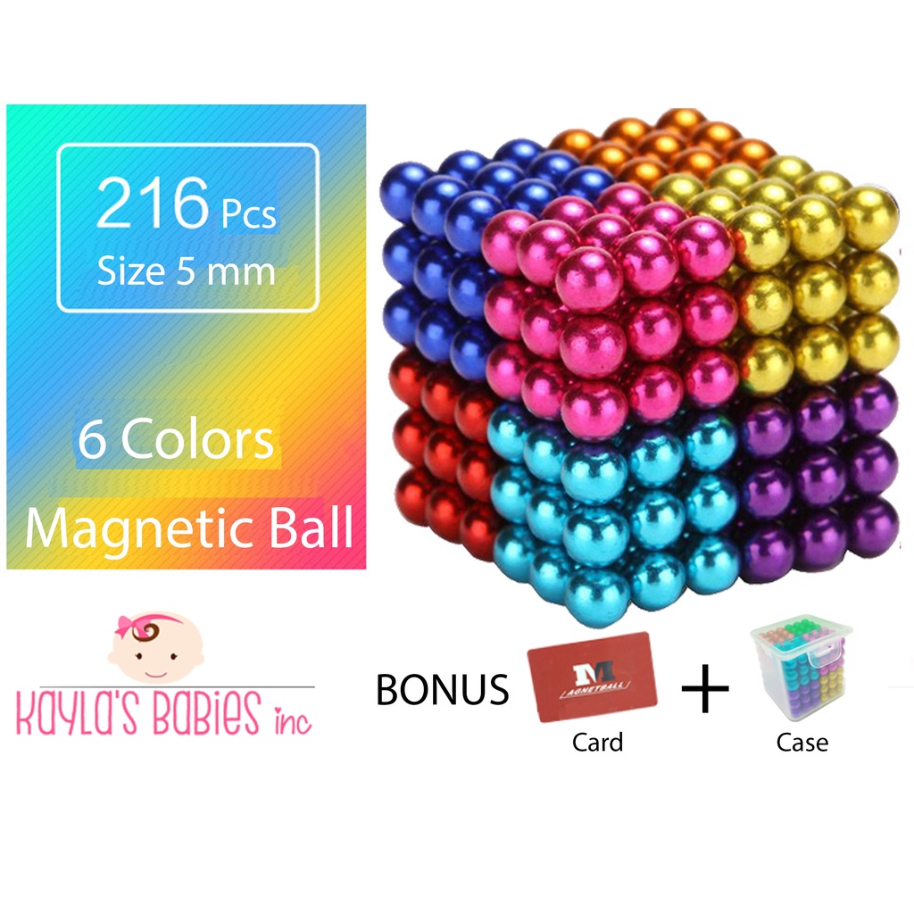 Magnet Ball 5mm 216 Pcs Magnetic Bola Magnet Cube