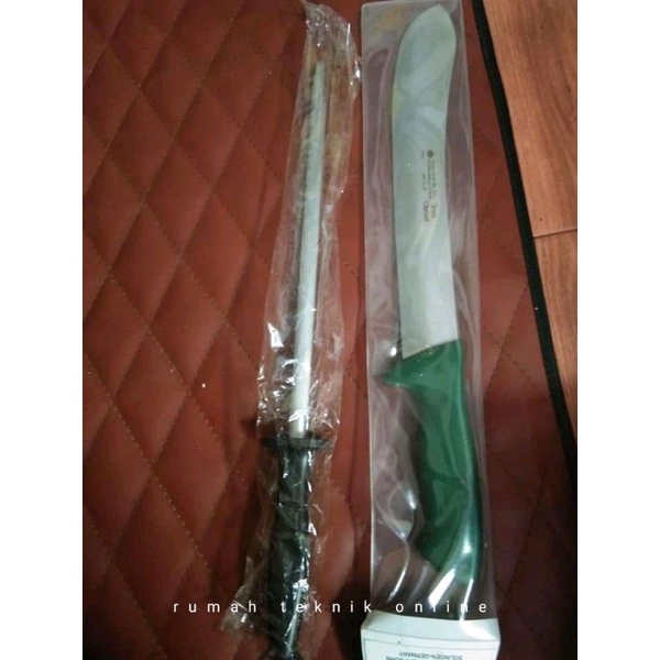 

Promo pisau cap garpu 12" SS don carlos + asahan gagang tjaapmata 12" HRC - 65