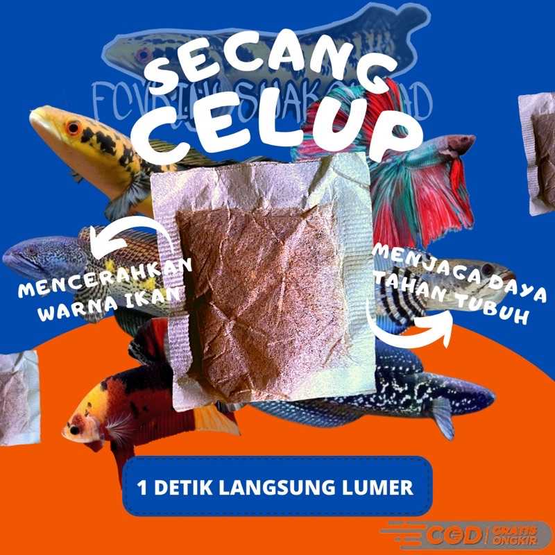 OLAHAN EKSTRAK KAYU SECANG SUPER LUMER KEMASAN CELUP - CHANA CUPANG IKAN PREDATOR PENINGKAT WARNA IK