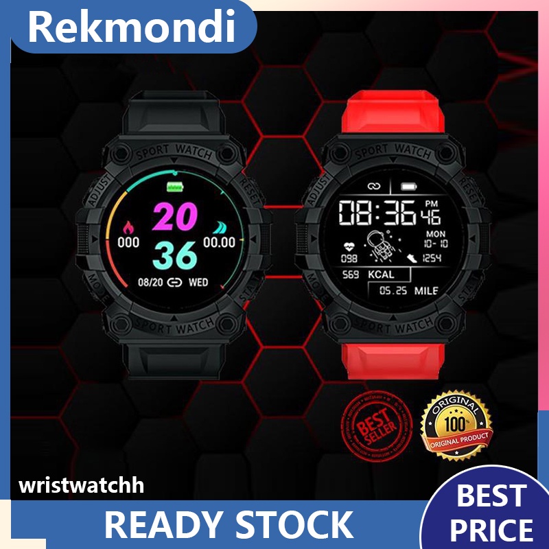 Smartwatch Pria Wanita FD68 Jamtangan Pria Digital astronaut Watch Face Bluetooth Heart Rate