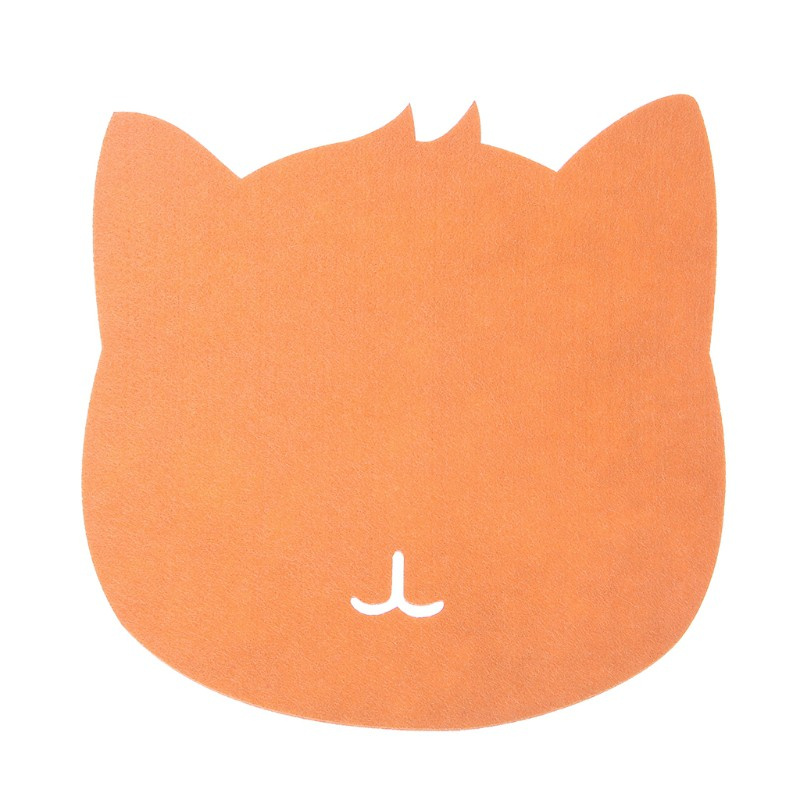 CRE  Universal Thicken Mouse Pad Felt Cloth 200x200x3mm Cute Cat Mouse Pad Mat