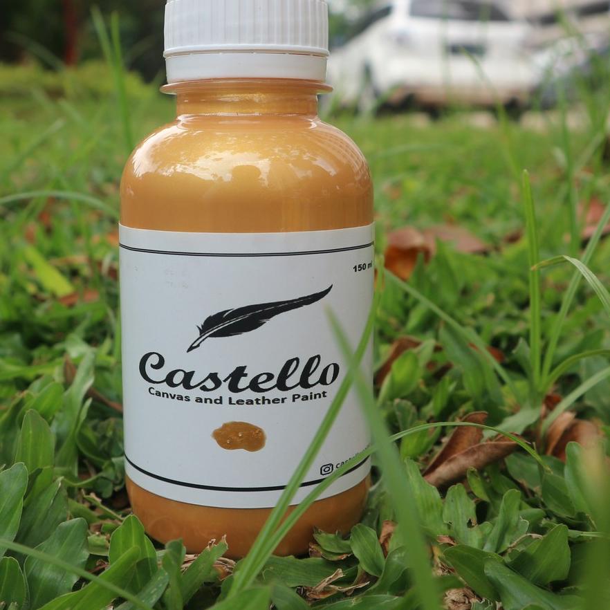 

Murahh Cat Castello Sepatu dan Tas Gold Khusus Kulit & Kanvas ..