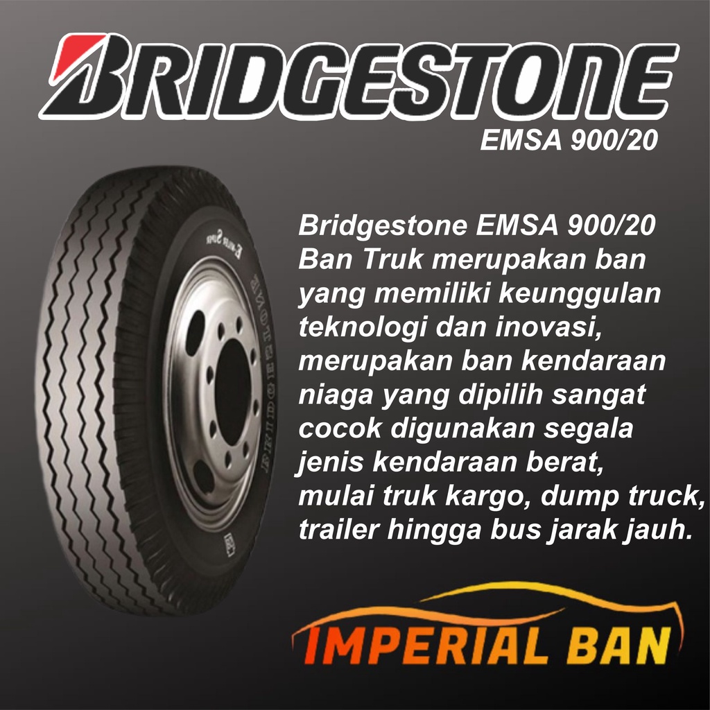 9.00 - 20 Bridgestone EMSA 900/20 Ban Truk