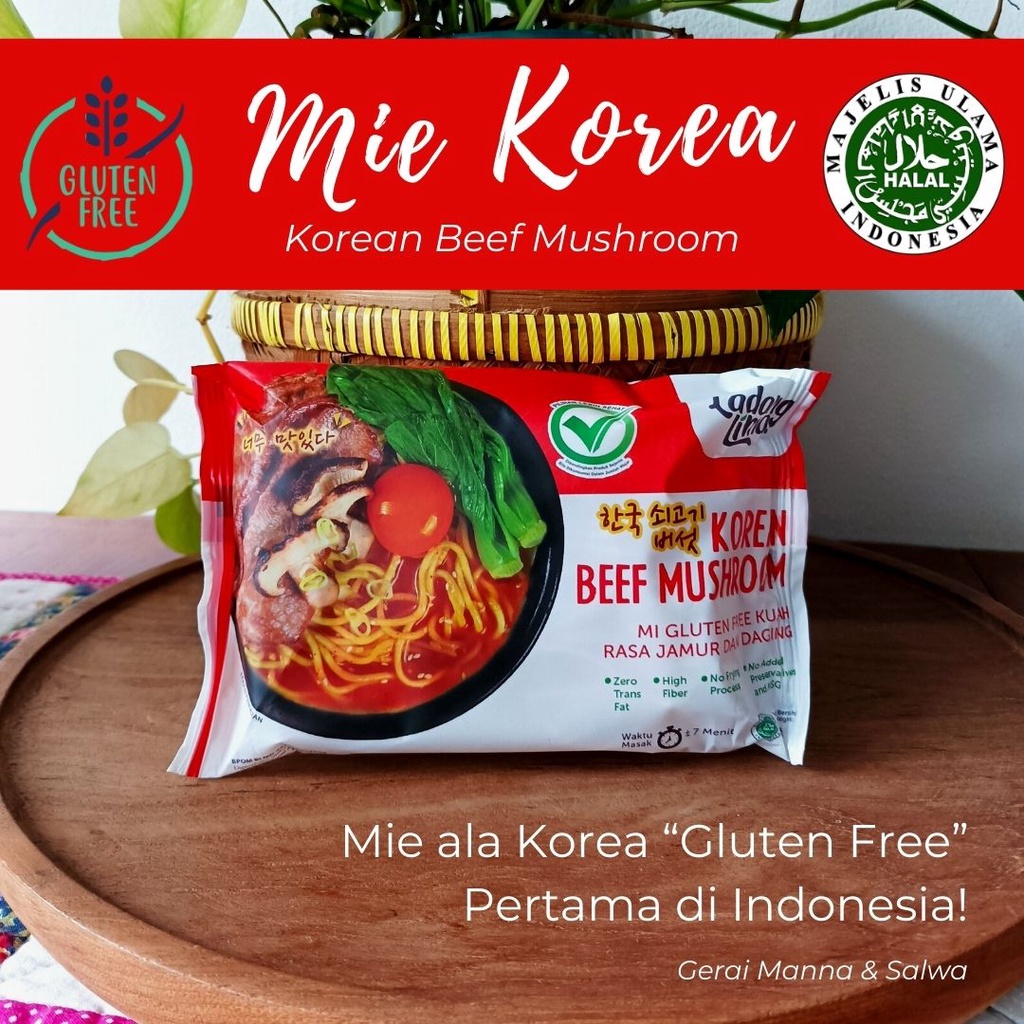 

Mie Korea Gluten Free Ladang Lima - Instant Korean Noodle | Manna & Salwa
