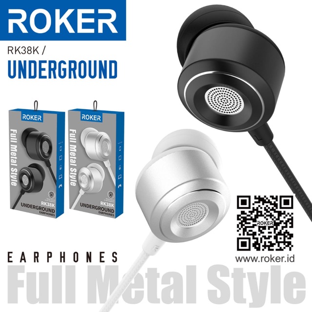 HEADSET/ HANDSFREE/ HF ROKER UNDERGROUND RK-38K