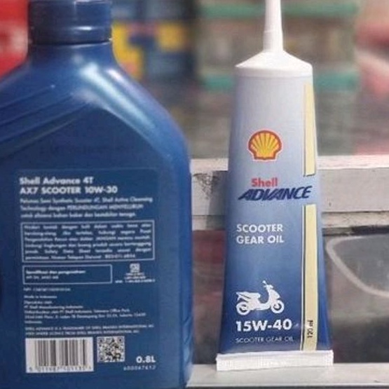 oli Shell advance ax 7 matic+oli gardan advance gear