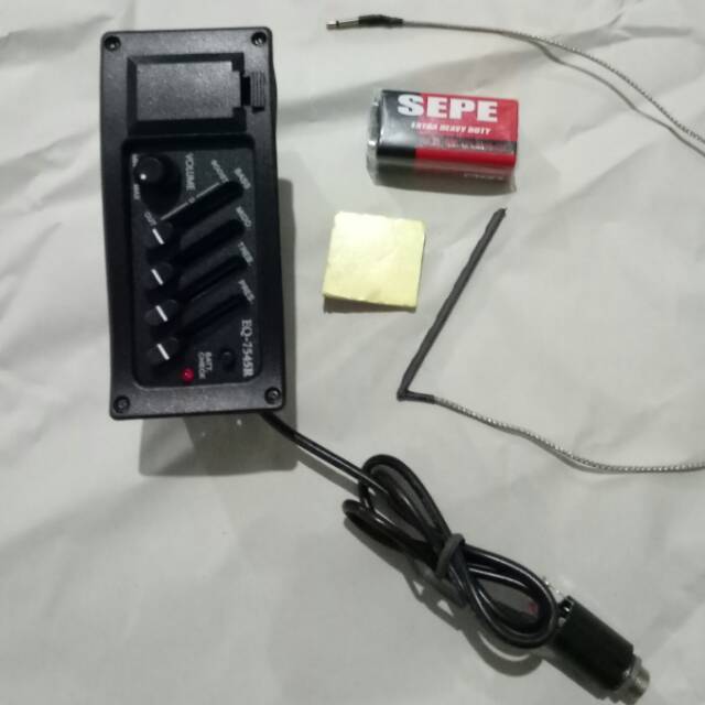 equaliser 7545r /spul gitar /elektrik gitar akustik komplit satu set