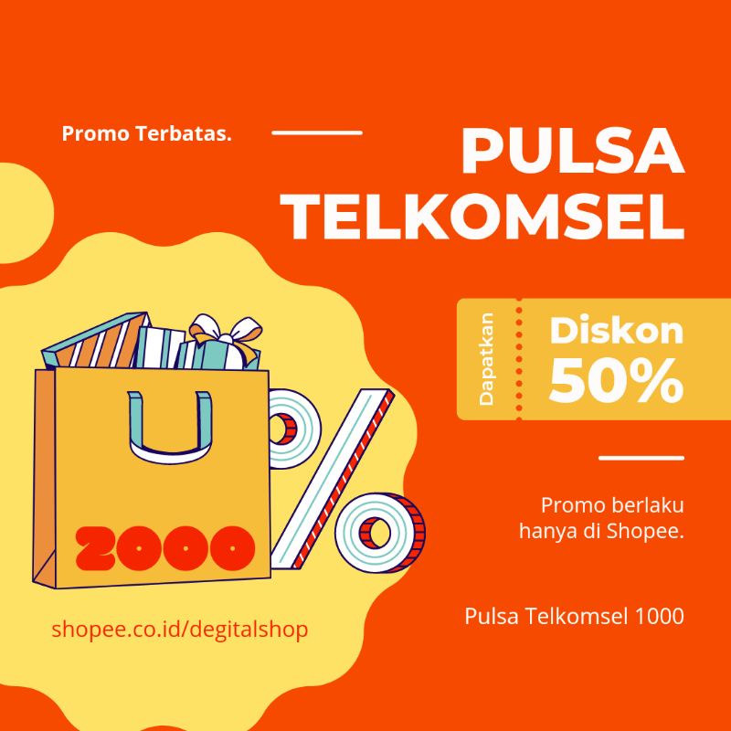 Pulsa Telkomsel 1000 termurah 