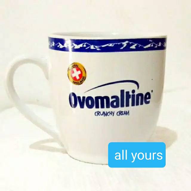 Gelas Mug keramik Cangkir Keramik Gelas Ovomaltine