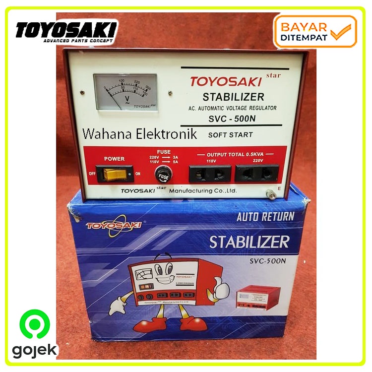 Stabilizer Toyosaki SVC-500N Stabilizer Toyosaki 500 watt Stavol Toyosaki