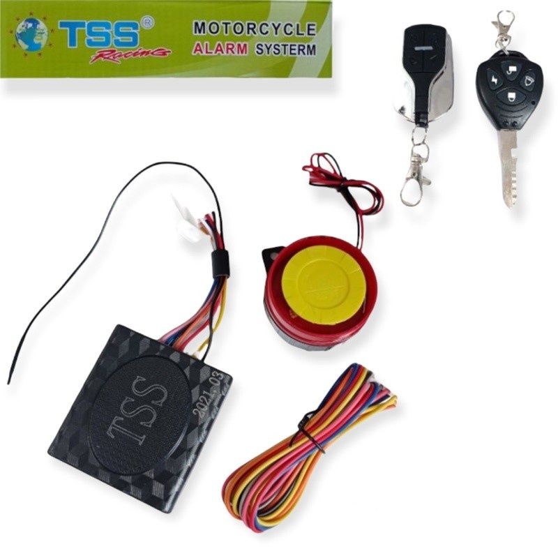 Alarm system Motor Alarm Remote Starter TSS Remot Motor Alarm Motor TSS Anti Maling Alarm motor TSS Remote motor dan mobil