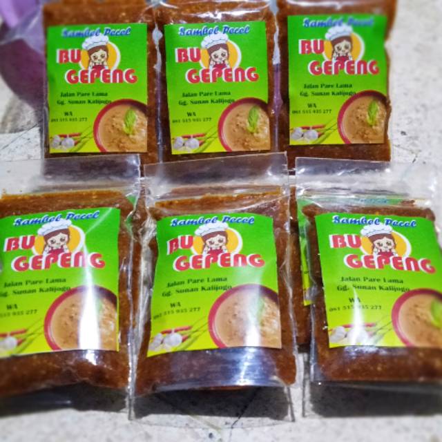 

Sambel pecel bu gepeng
