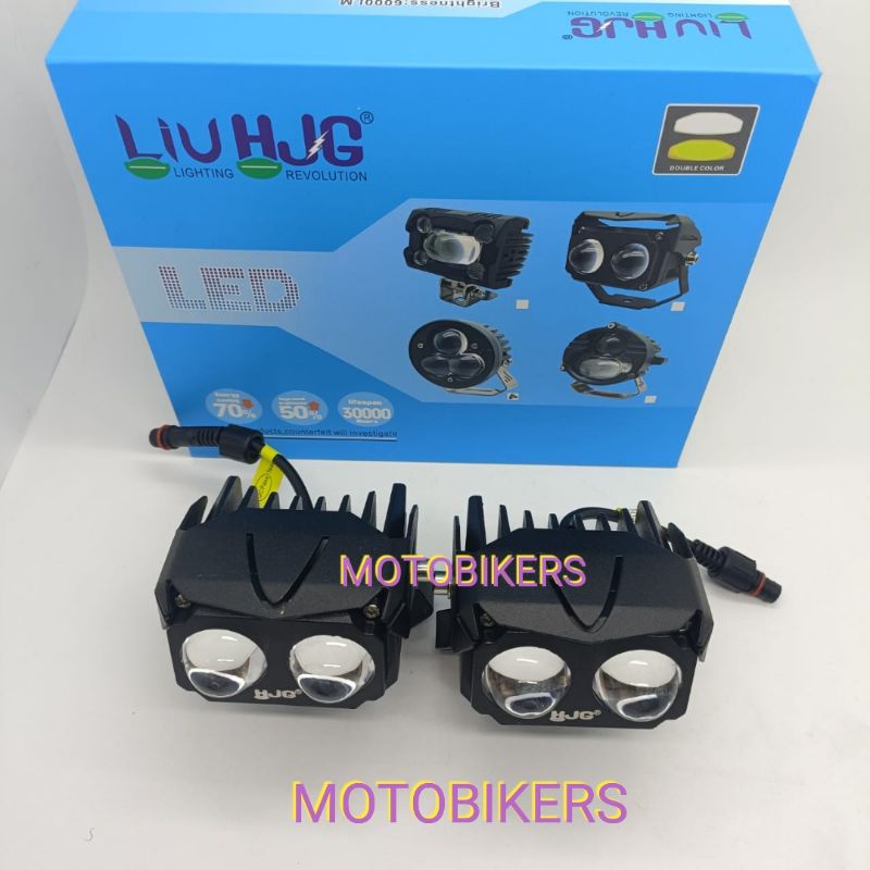 MT27 Lampu sorot LED MT27  HIGHT LOW original embos 60W MEREK HJG