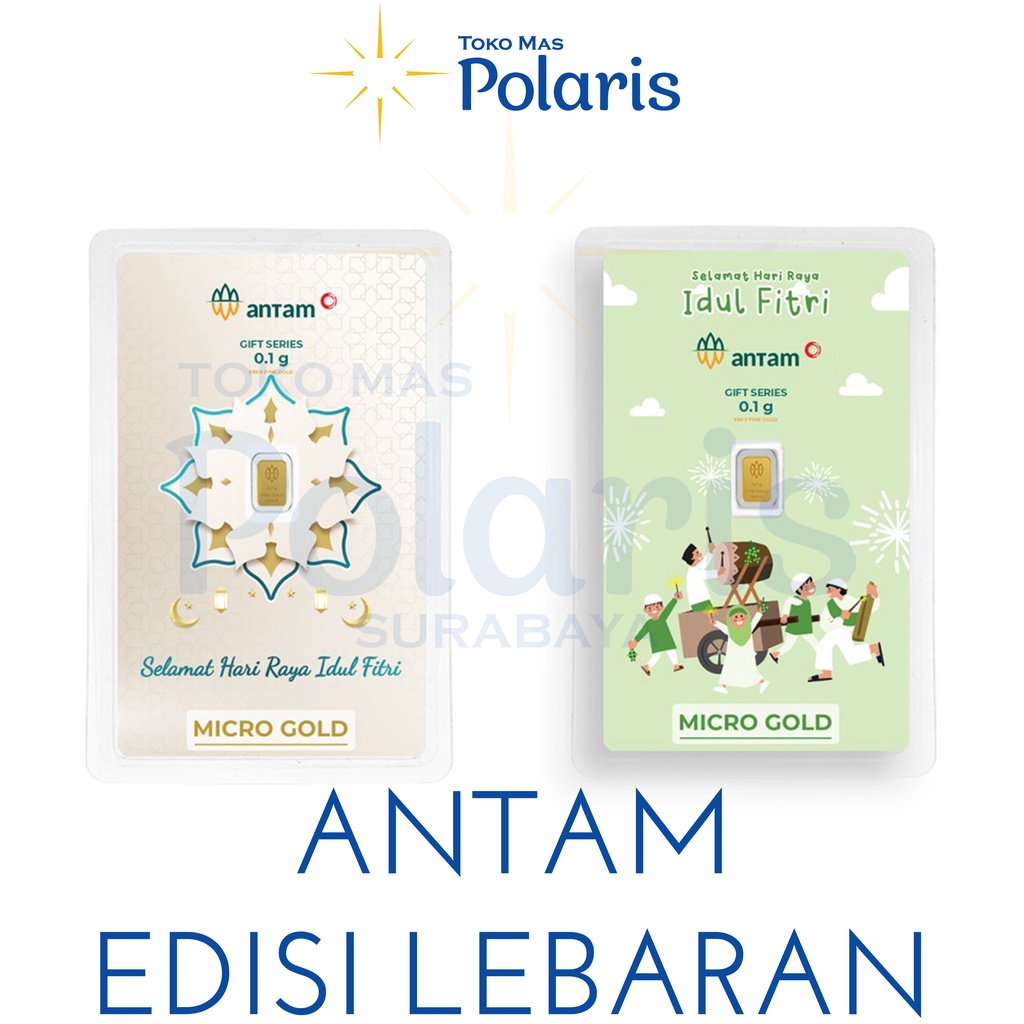 LOGAM MULIA ANTAM HARTADINATA ABADI 0.1 GRAM Gift series LM EMAS MINI MICRO GOLD MICROGOLD 24K UBS