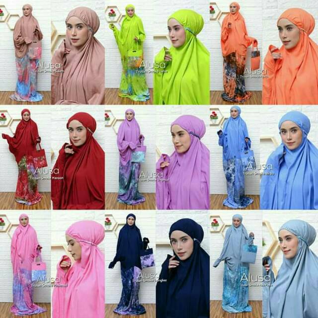 MUKENA BALI TERUSAN SMOKE ALUSA