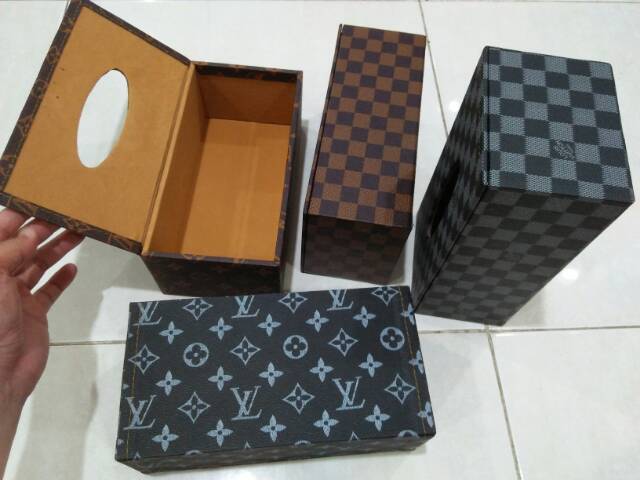 Box tisue motif tempat tisue bunga kotak