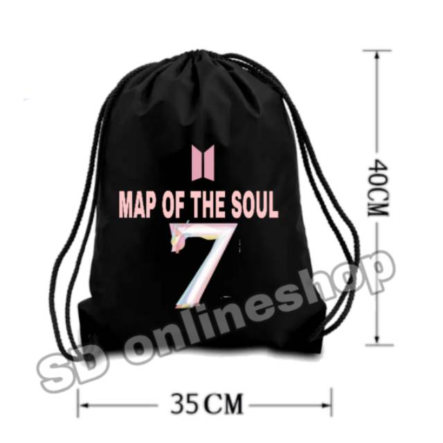 (bayar ditempat)  tas kpop tasserut anti air BTS MAP OFTHE SOUL 7 type varian