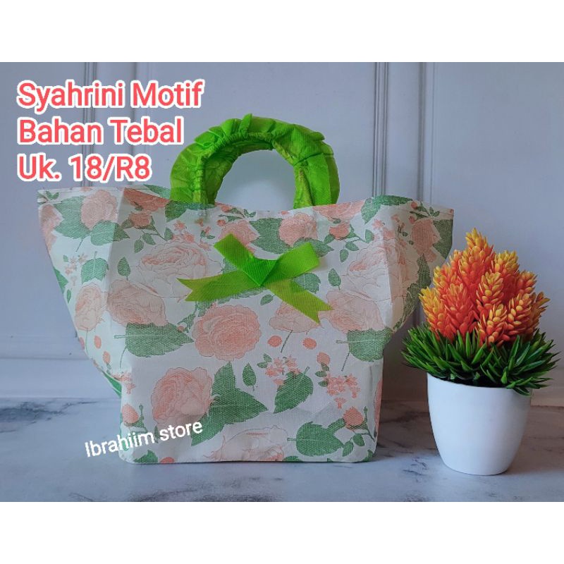 TERLARIS TAS HAJATAN MOTIF TEBAL UKURAN 18x18 TAS BERKAT PET 18x18 TAS HAJATAN TEBAL UKURAN 18 TAS HAMPERS KECIL CANTIK MURAH