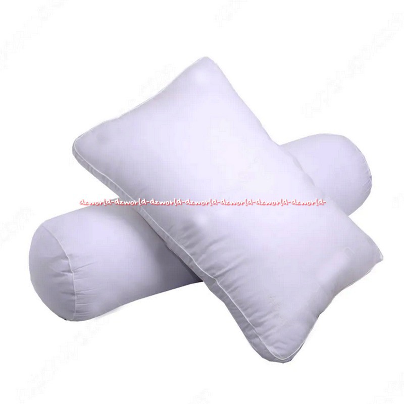 Opp Pillow &amp; Bolster Polyister Fiber Bantal Guling 1set Putih Bantalguling Putih Krisbow O.P.P