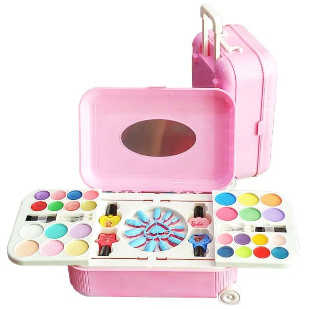 M148 Mainan Alat Make Up anak Hello Kitty The Nail Art (Koper)