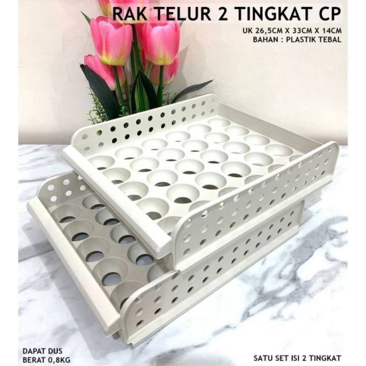 RAK TELUR|RAK TELUR 2 TINGKAT|RAK TELUR PLASTIK