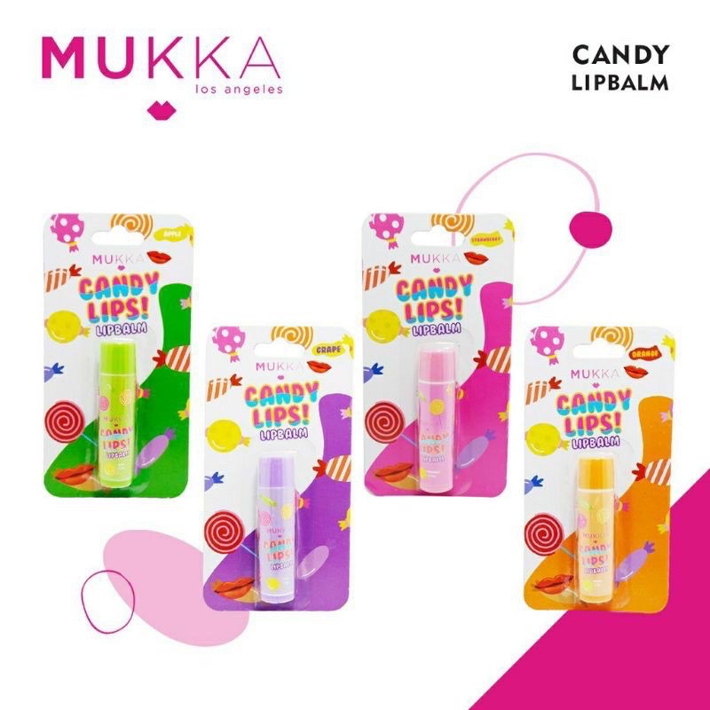 Mukka candy lip balm