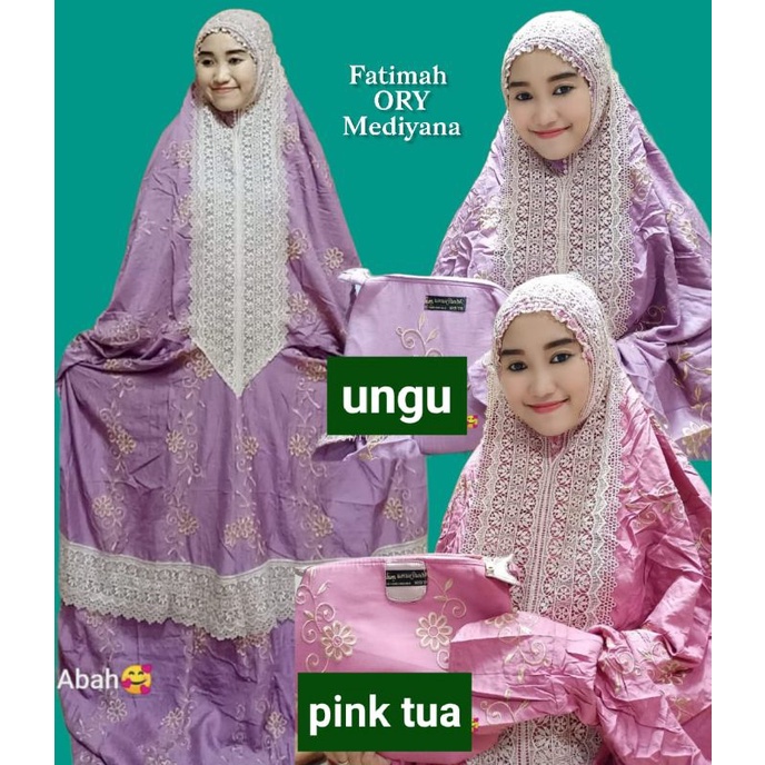mukena terusan fatimah terbaru