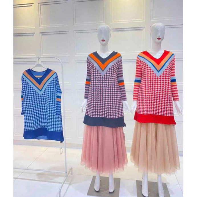 6606-TUNIK PLISKET TURUN NAIK BY VIVORIE