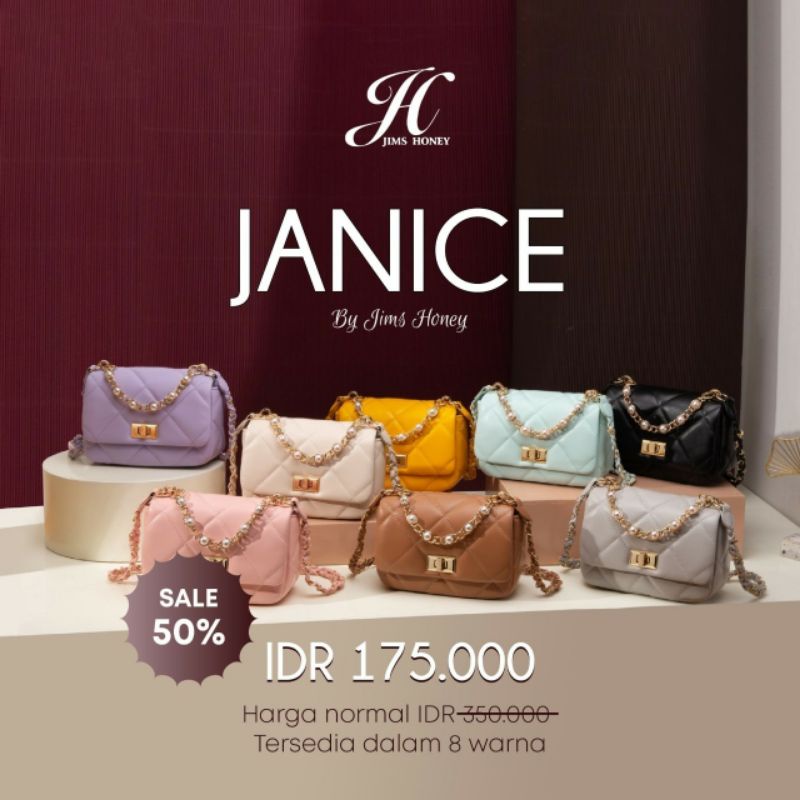 JIMS HONEY JANICE BAG TAS SELEMPANG WANITA (FREE EXCLUSIVE BOX)