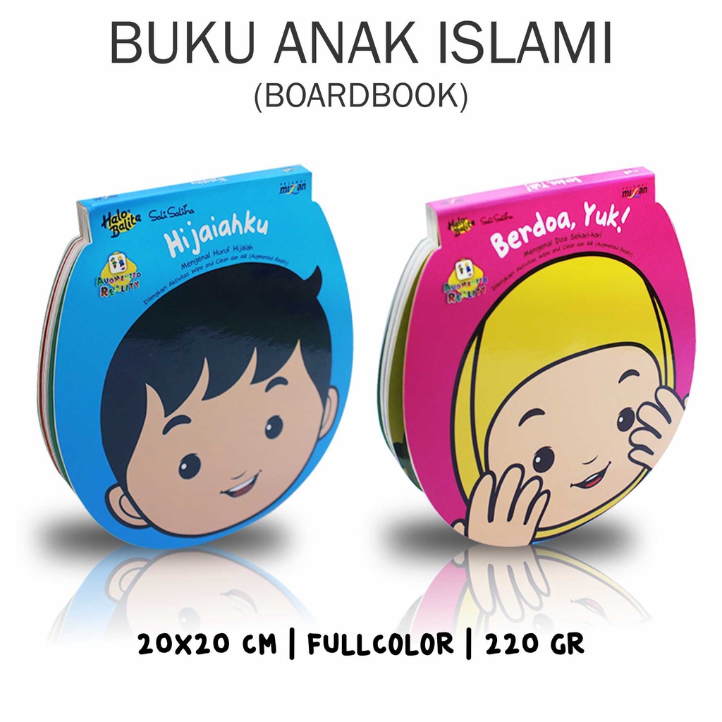 Buku Anak Islami Seri Halo Balita Hijaiyahku dan Berdoa Yuk Sali Saliha Full Color-4