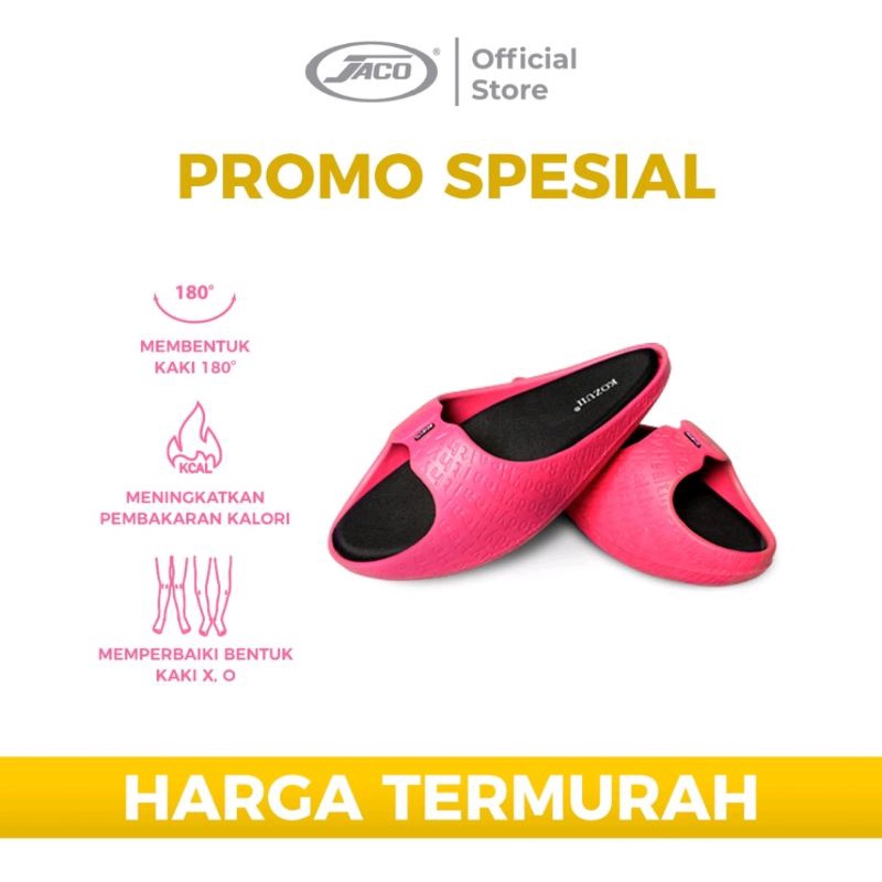 Kozuii Healthy Shoes Slim Sandal Pink by Jaco Tv Shopping